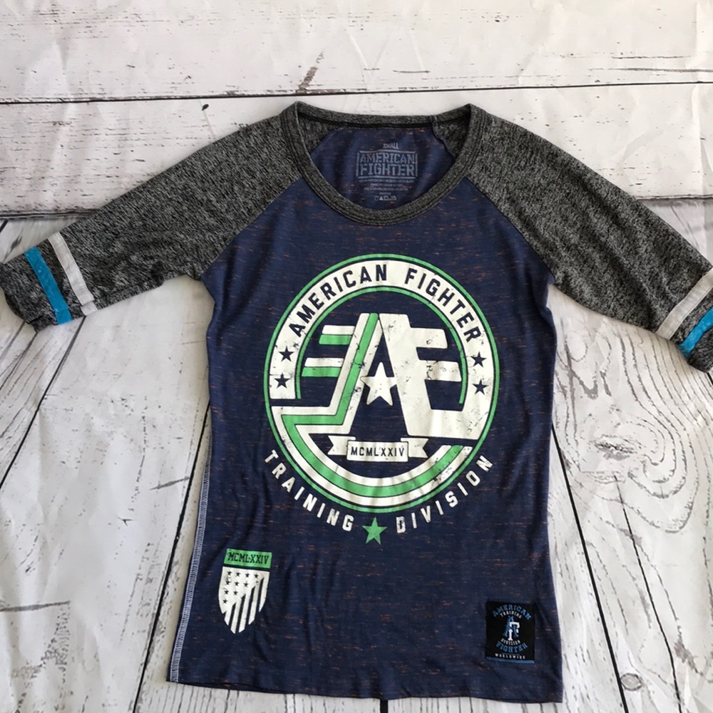 American Fighter 3/4 sleeve shirt